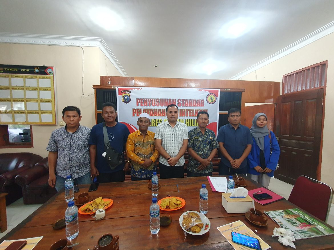 Sosialisasi Penyusunan Standard Pelayanan Registrasi SKCK online Sat Intelkam Polres Rohil