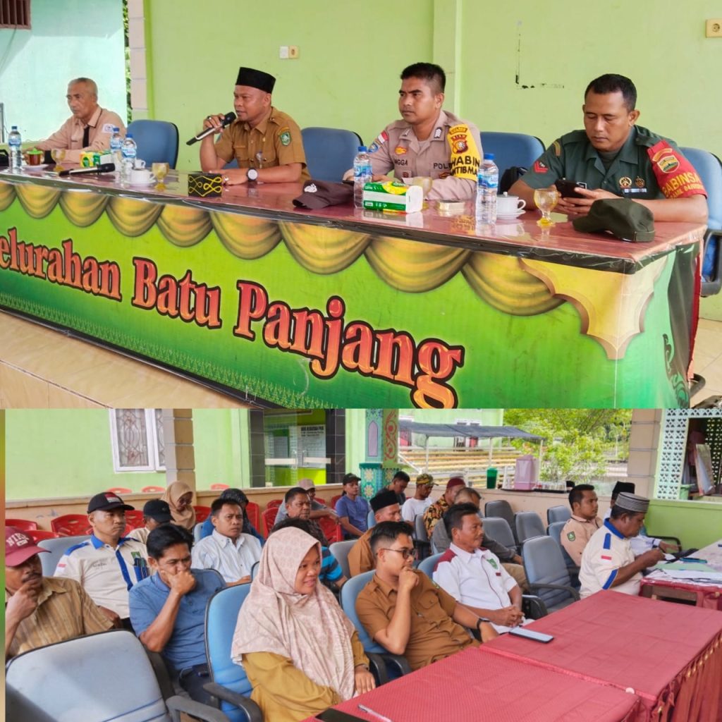 LURAH BATUPANJANG ADAKAN RAPAT BAHAS GENERASI MUDA DI ERA GLOBALISASI AKAN PENGARUHI SISI KEHIDUPAN DAN PENTINGNYA LAKUKAN PROGRAM POSITIF