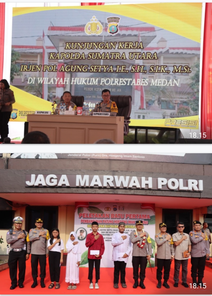 Kunjungi Mapolrestabes Medan, Kapoldasu : Medan Adalah Etalase Sumut