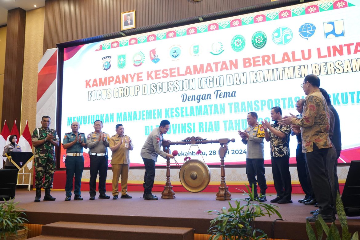 Wujudkan Keselamatan Transportasi, Polres Rohil Ikuti FGD Bersama Polda Riau