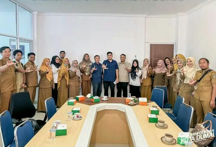 10 puskesmas ikuti pendamping SP4N LAPOR ! dari Diskomimfotoksan Kota Dumai
