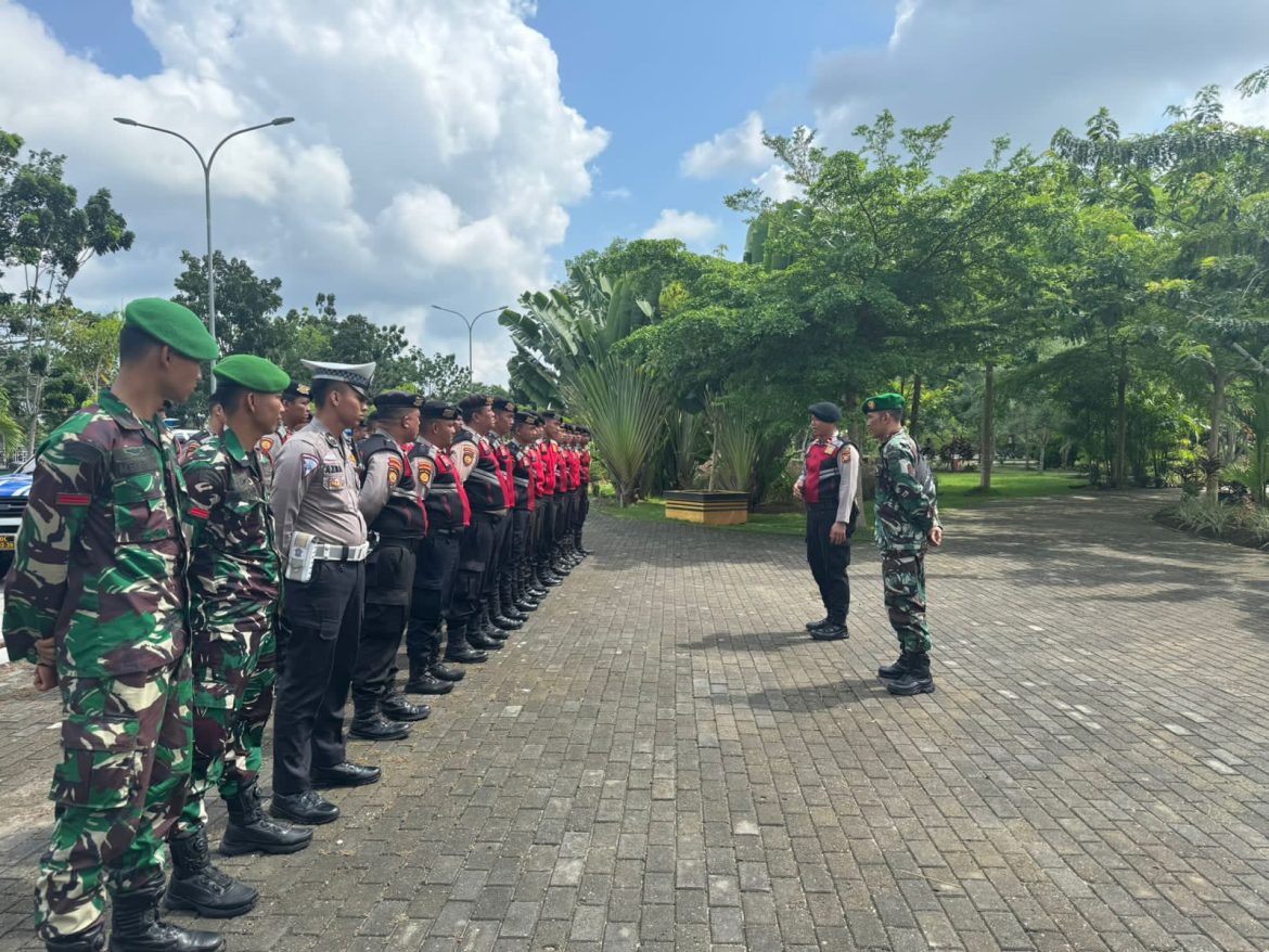 Patroli Sinergitas TNI-POLRI skala besar Dalam Rangka kunjungan Pengamanan presiden RI