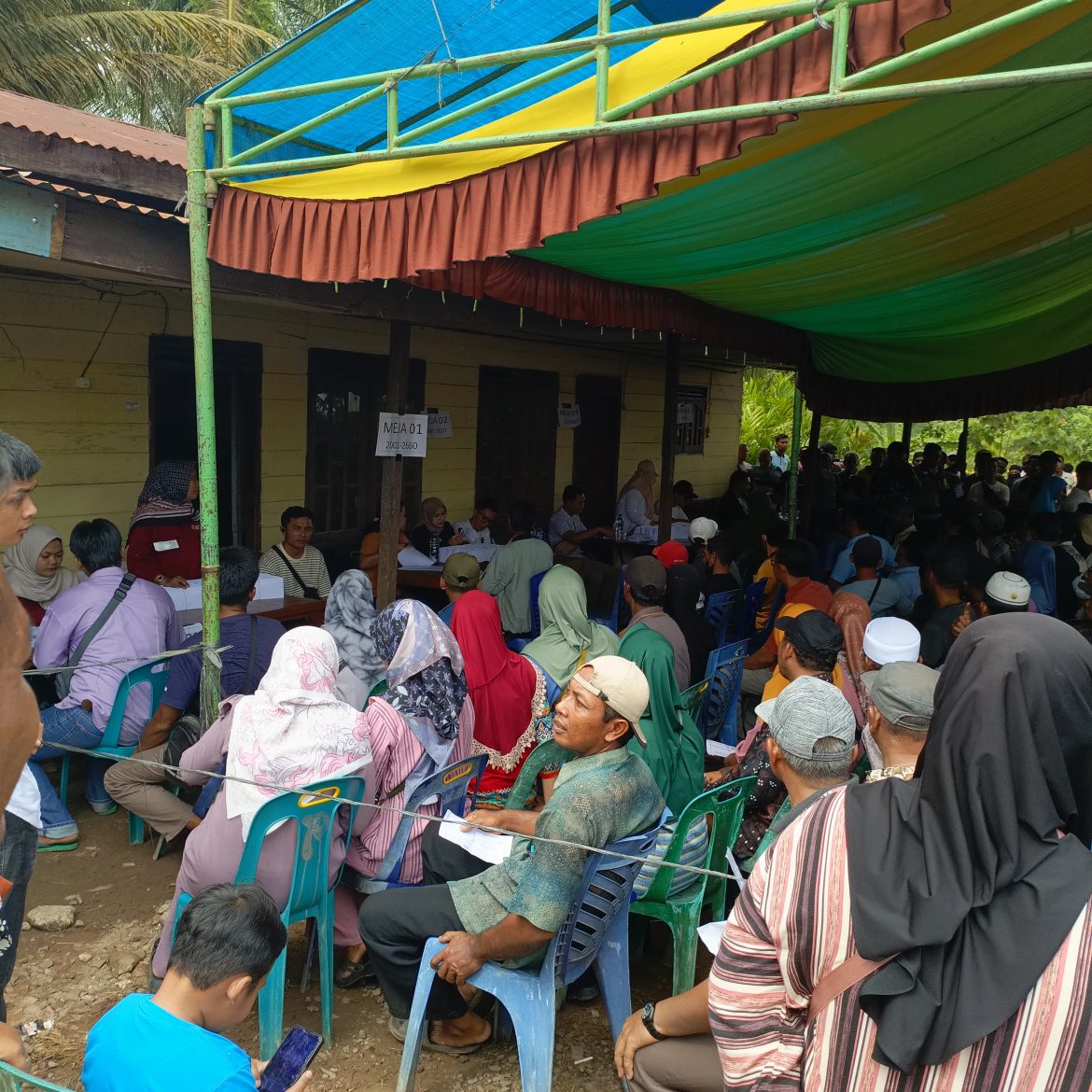 Hari Ke 2 Warga Bangko Pusaka Menerima Dana Kompensasi Dari PT Elnusa
