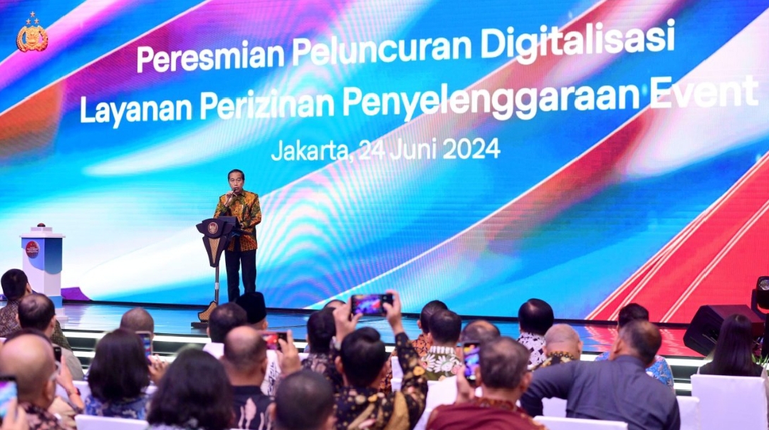 Presiden Jokowi Resmi Meluncurkan Digitalisasi Layanan Perizinan Penyelenggaran Event