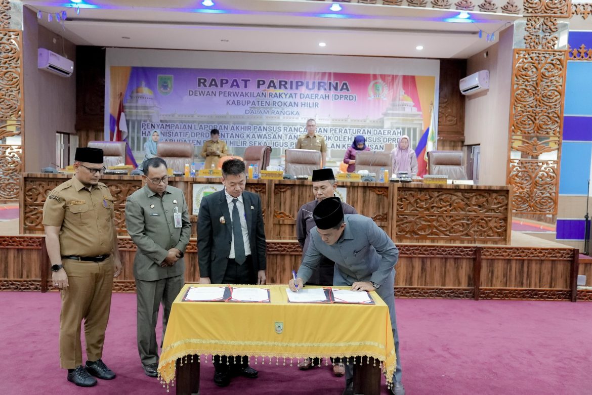 Afrizal Sintong Apresiasi Atas Rekomendasi DPRD Terhadap LKPJ Bupati Rohil Tahun 2023
