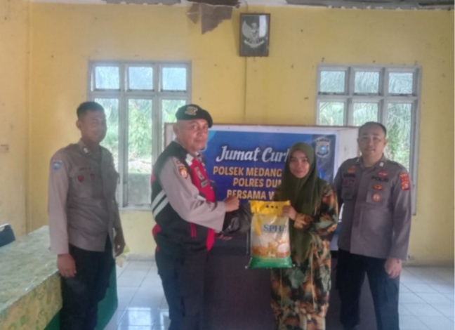 Jumat Curhat, Polsek Medang Kampai Tampung Aspirasi Masyarakat