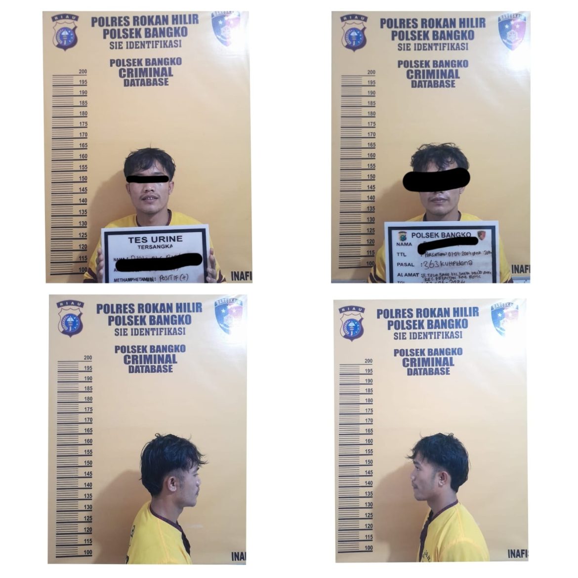 Opsnal Polsek Bangko Berhasil Amankan Pelaku Curat