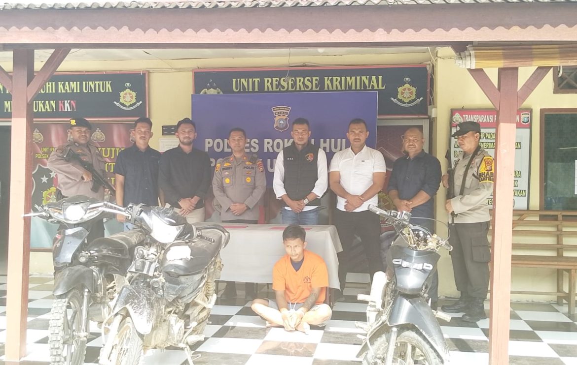 Kapolsek Ujungbatu Akp Robby Hidayat SE Mengungkap Kepemilikan Senjata Api Rakitan di Ujungbatu