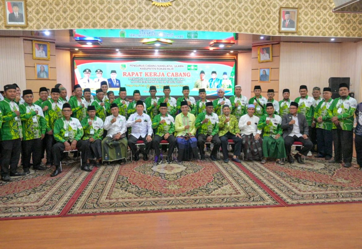 Sekda Rohil Buka Secara Resmi Rakerda PCNU Rohil Tahun 2024