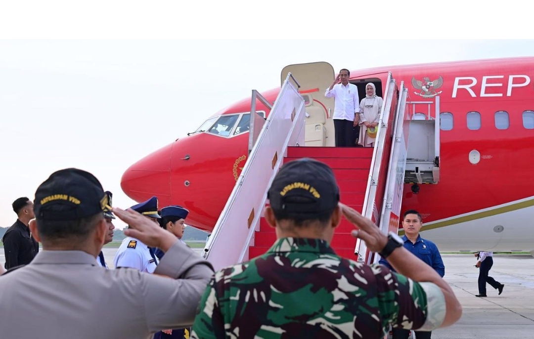 Presiden Joko Widodo Didampingi Ibu Iriana Kunjungan Kerja Ke Provinsi Sulawesi Selatan