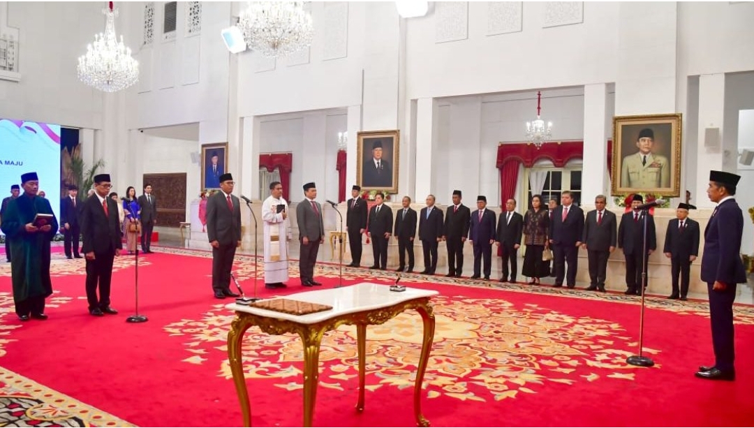 Presiden Jokowi Lantik Tiga Wakil Menteri di Istana Negara