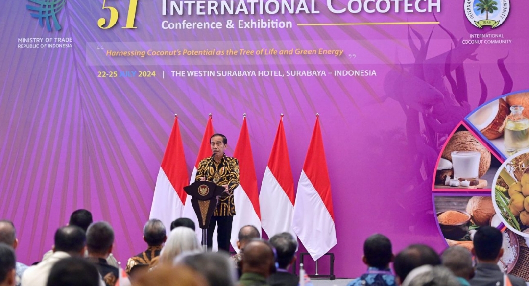 Buka Cocotech Ke-51 di Surabaya, Presiden Jokowi Soroti Potensi Besar Ekonomi Hijau Indonesia