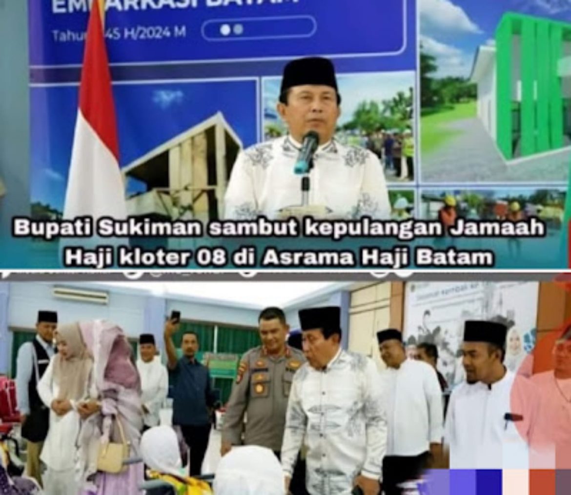 Bupati Rohul Sambut Kepulangan 442 Jemaah Haji Dari Tanah Suci