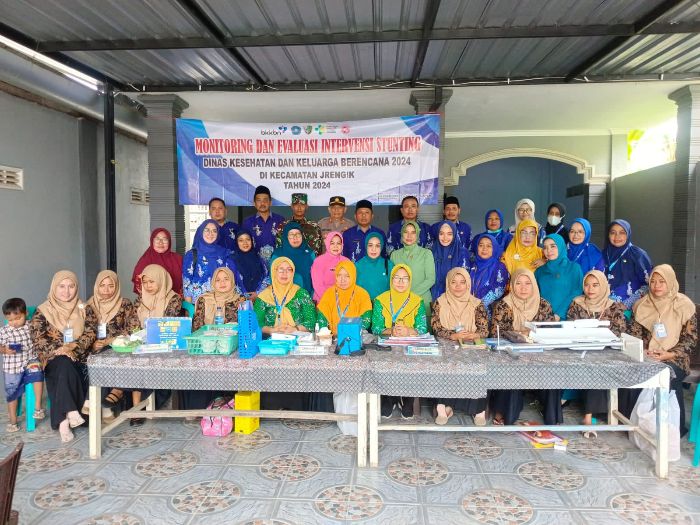 Kapolsek Jrengik Monitoring Kegiatan Posyandu Balita Percepatan Penurunan Stunting Di Desa Jungkarang
