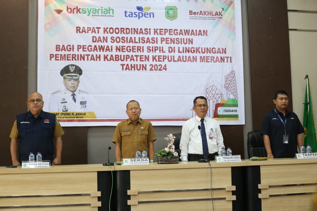 Gandeng BRK Syariah, BKPSDM Kepulauan Meranti Taja Sosialisasi Pensiun Bagi PNS