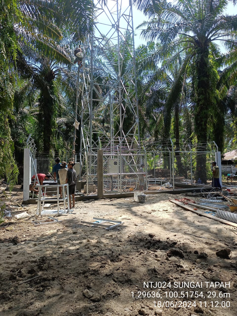Pemkab Rohil Hadirkan Tower Seluler di Kepenghuluan Sei Tapah dan Sekeladi Hilir