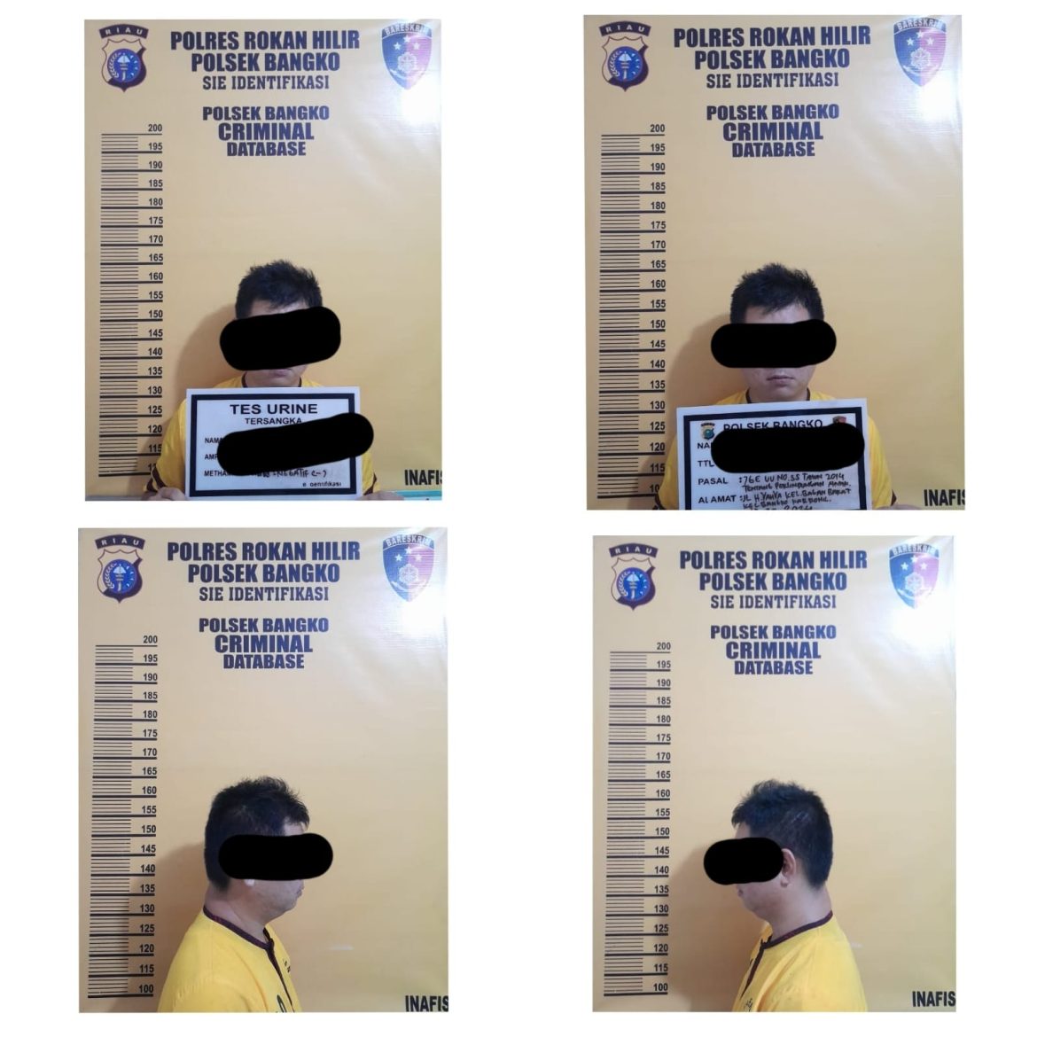 Tega Cabuli 2 Anak Tirinya Yang Masih Dibawah Umur, Pelaku Diciduk Unit Reskrim Polsek Bangko Polres Rohil