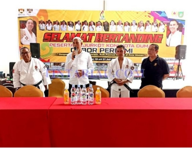 Kejuaraan Olahraga Kota Dumai Tahun 2024 yang dipusatkan di gedung KDC Kota Dumai