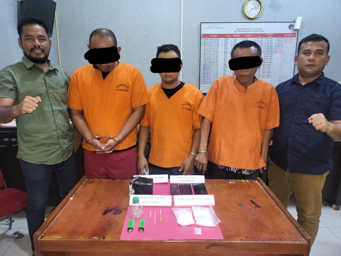 Sat Res Narkoba Polres Rohil Ringkus Tersangka Penyalahgunaan Narkotika Jenis Sabu Sabu
