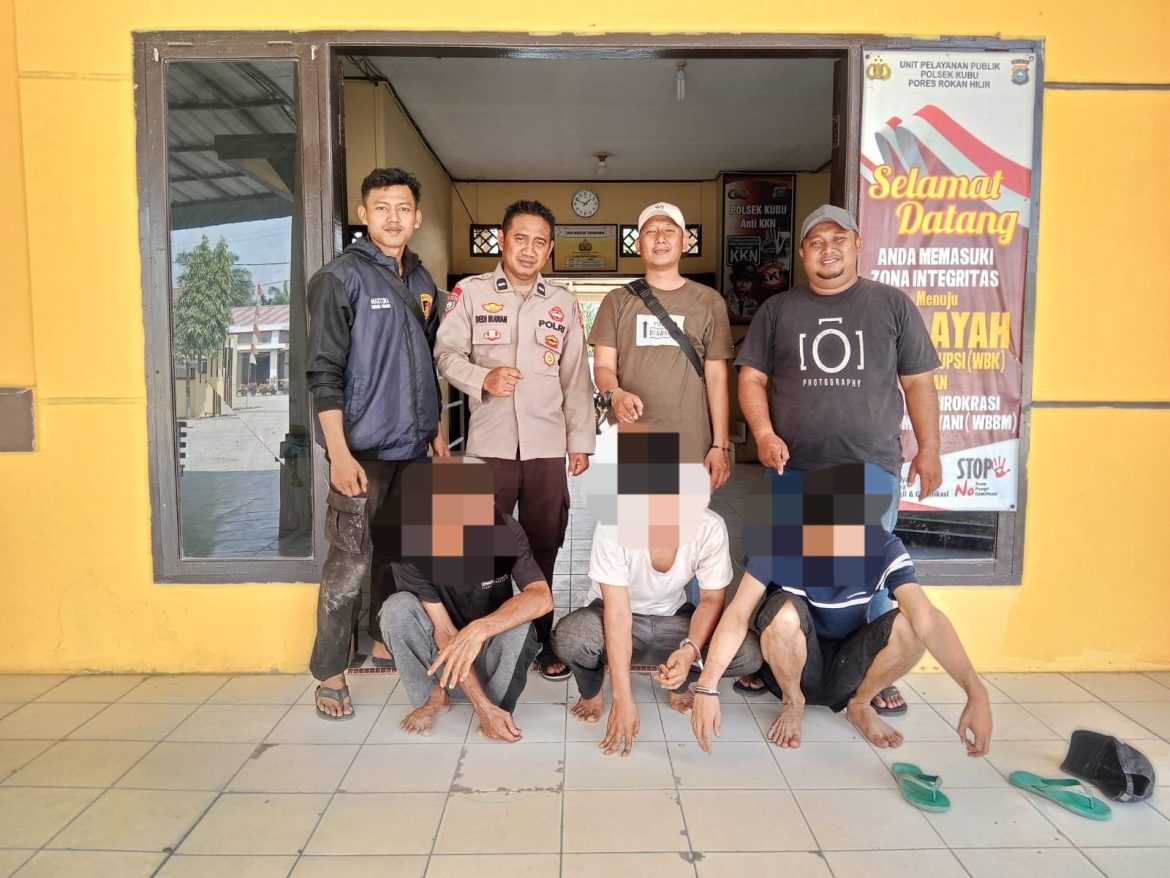 Tim Opsnal Unit Reskrim Polsek Kubu Polres Rohil Meringkus Pelaku Penyalahgunaan Narkoba Jenis Sabu Seberat 25,26 gram