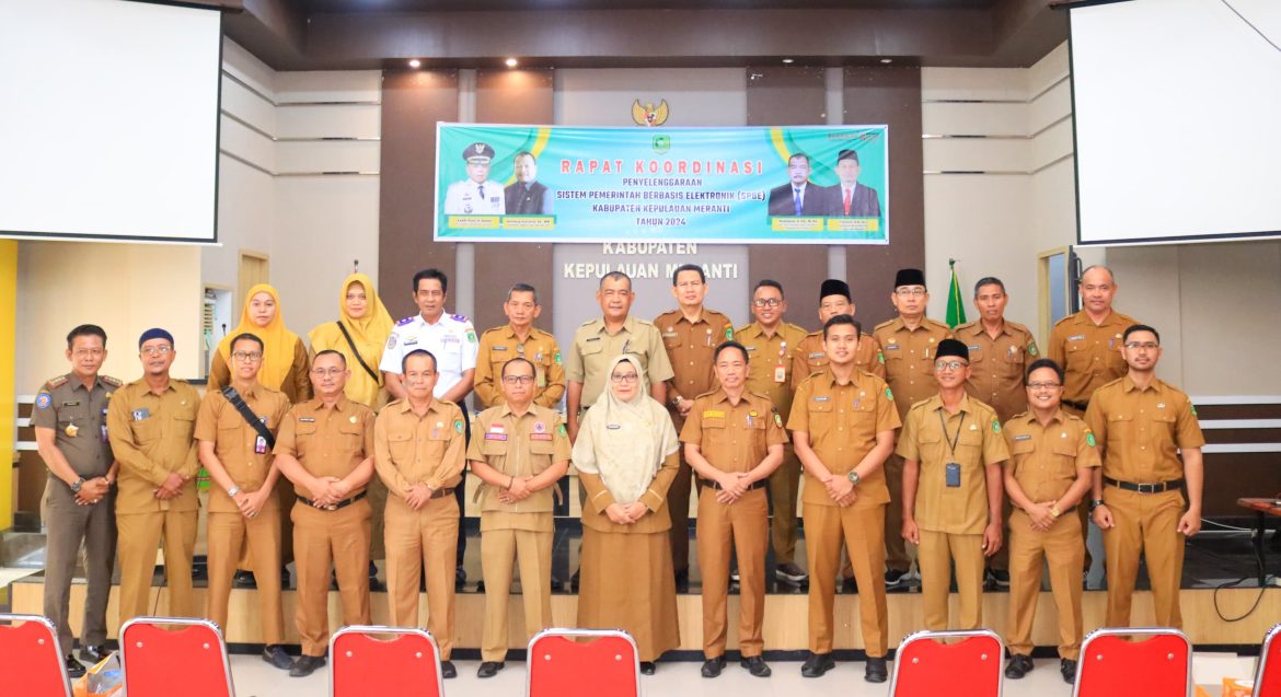 Optimalisasi Penyelenggaraan SPBE, Pemkab Kepulauan Meranti Gelar Rapat Koordinasi