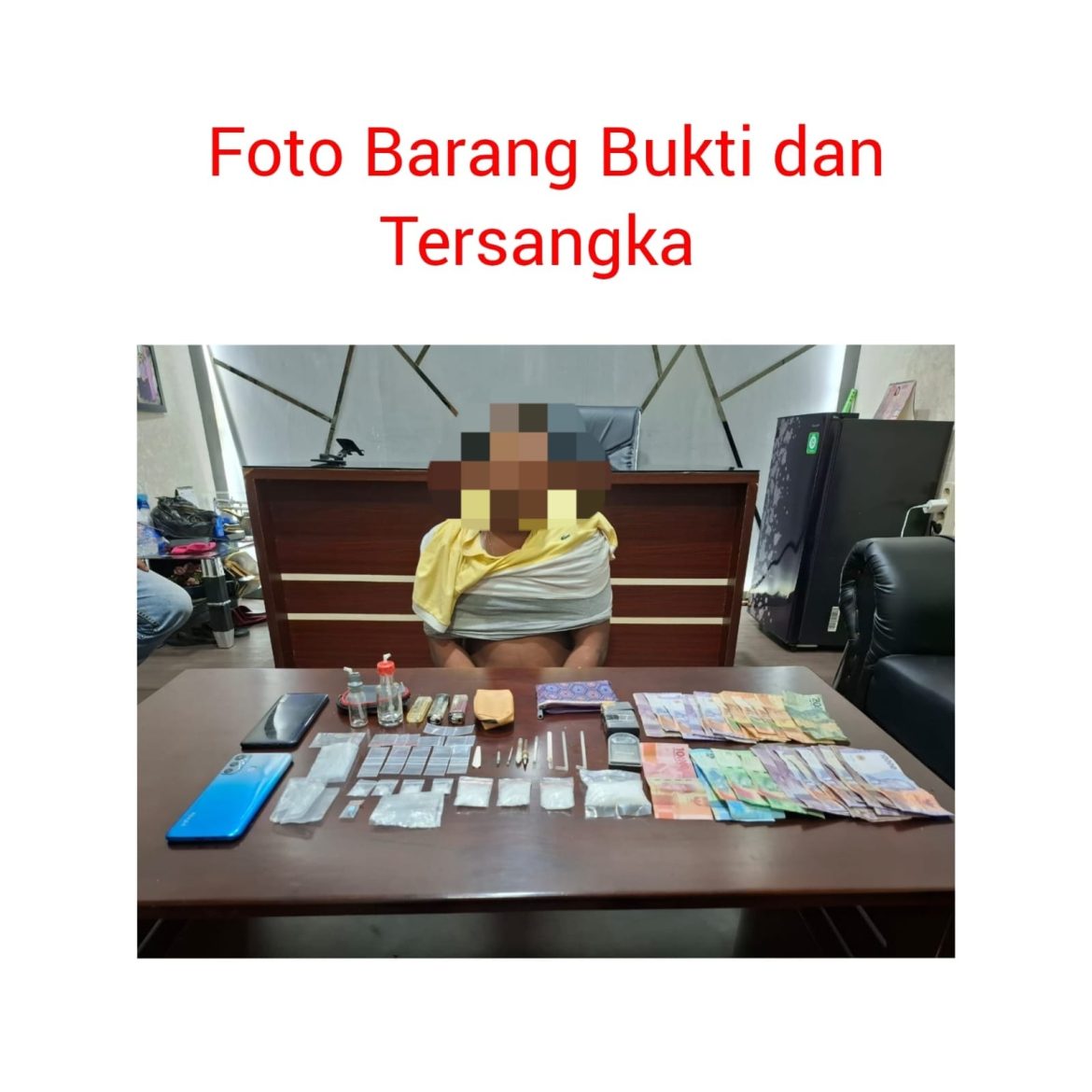 Sering Jual dan Pakai Sabu Sabu Dirumah, Seorang Warga Diringkus Tim Opsnal Unit Reskrim Polsek Bangko Polres Rohil