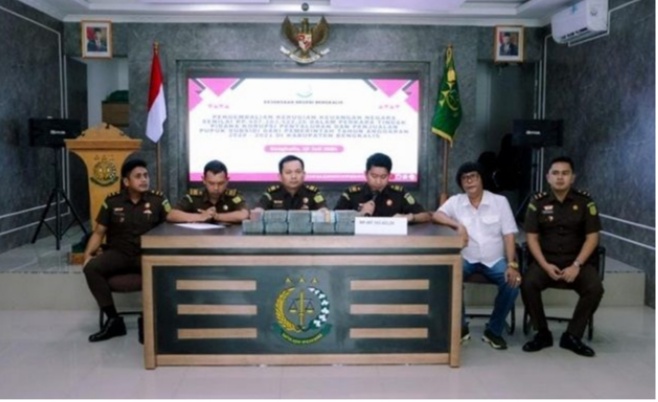 Tersangka Korupsi Pupuk Bersubsidi di Bengkalis Kembalikan Kerugian Negara