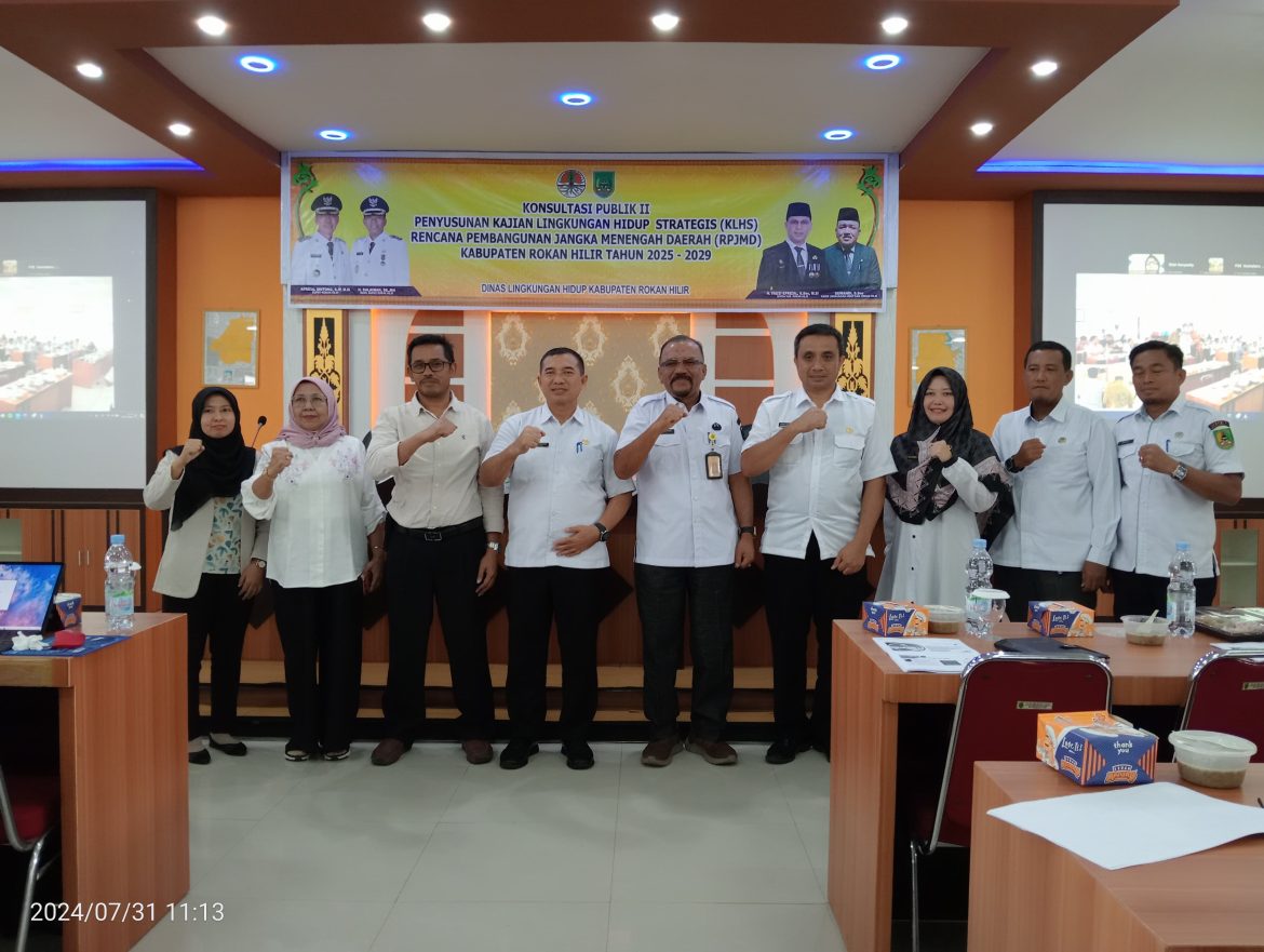 Pemkab Rohil Kembali Menggelar Konsultasi Publik ll Penyusunan KLHS dan RPJMD Tahun 2025 – 2029