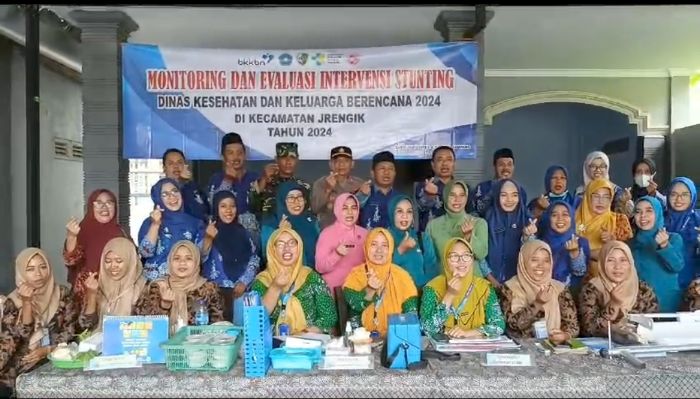 DP2KBP3A Melakukan Monitoring dan Evaluasi Intervensi Pencegahan Stunting 2024 ke Desa Jungkarang