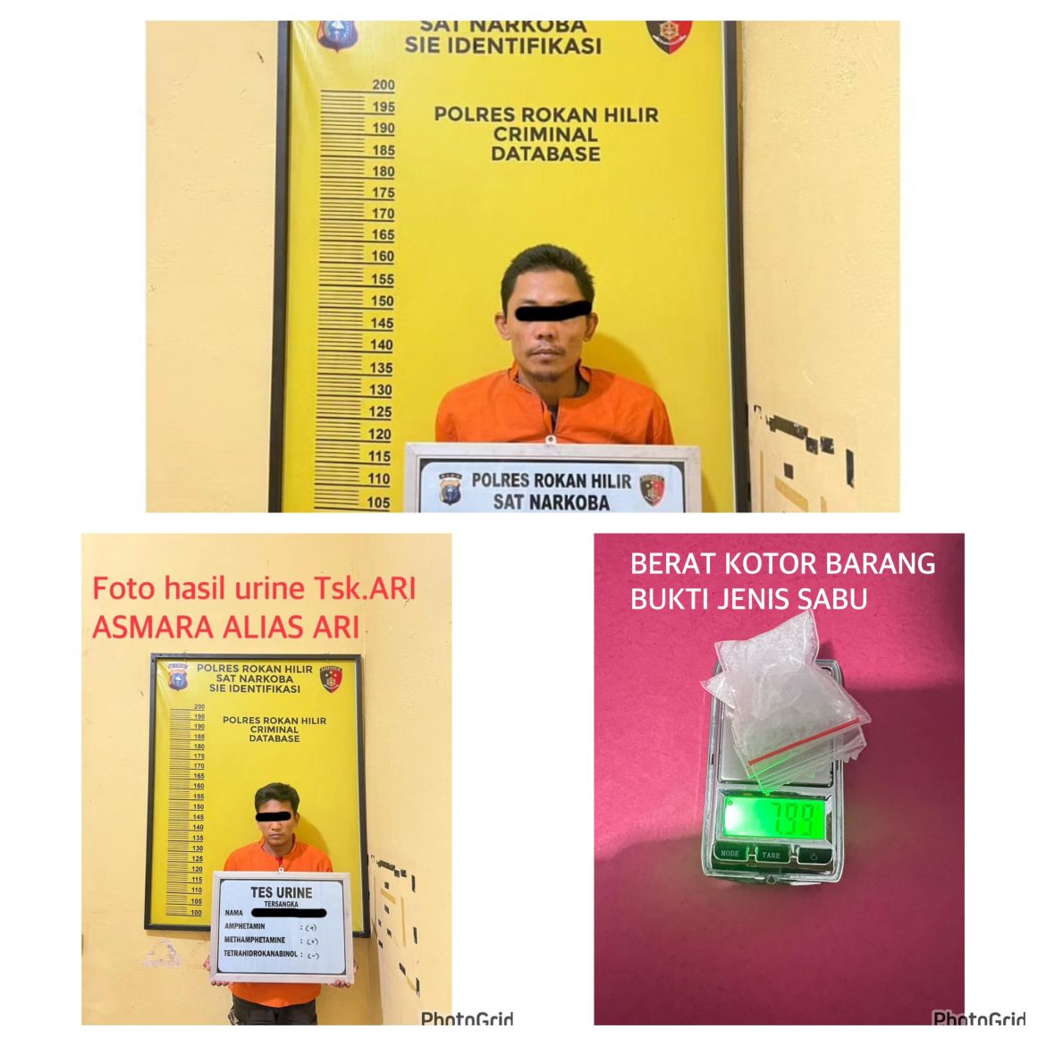 Sat Reskrim Narkoba Polres Rohil Grebek Sebuah Rumah Terduga Pengedar Sabu Sabu