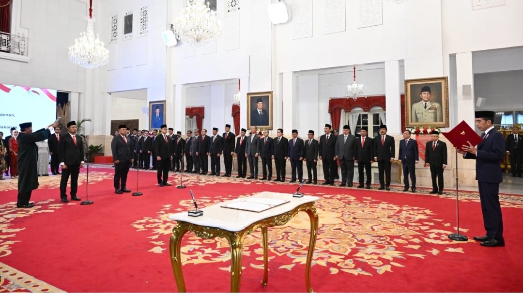 Presiden Jokowi Lantik Dua Kepala Badan dan Kepala Kantor Komunikasi Kepresidenan