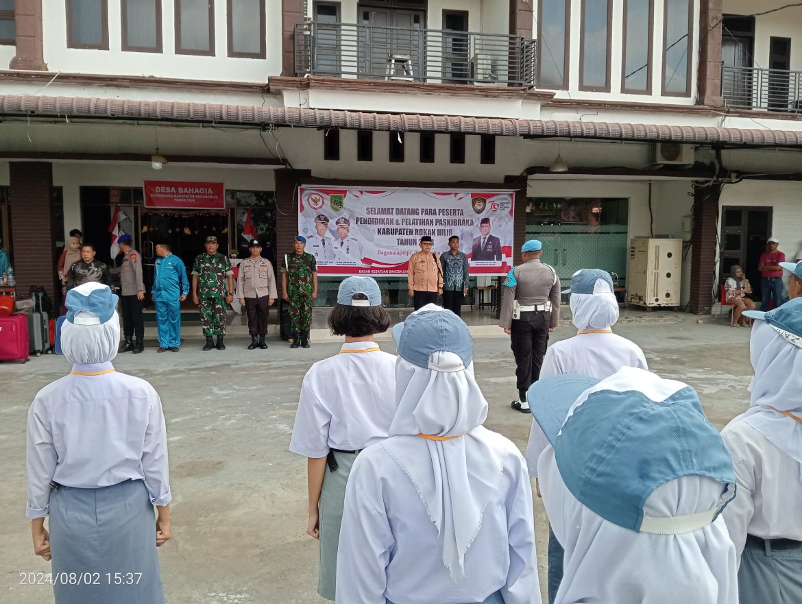 Asisten I Rohil Buka Secara Resmi Penempatan Karantina Desa Bahagia Bagi 31 Orang Paskibraka