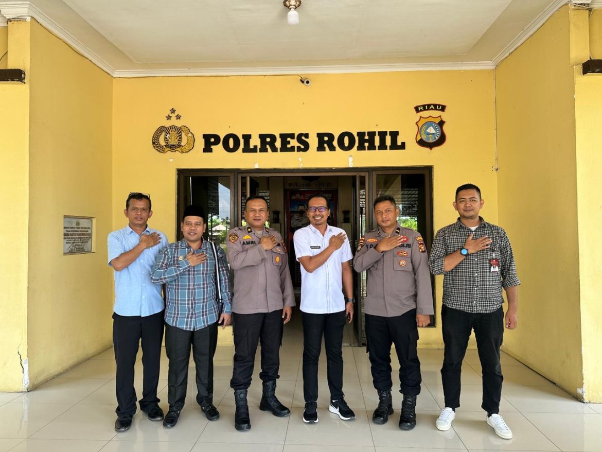 Polres Rohil Terima Audiensi Dari (KPID Riau) Bahas Tentang Penyiaran Pilkada Serentak 2024