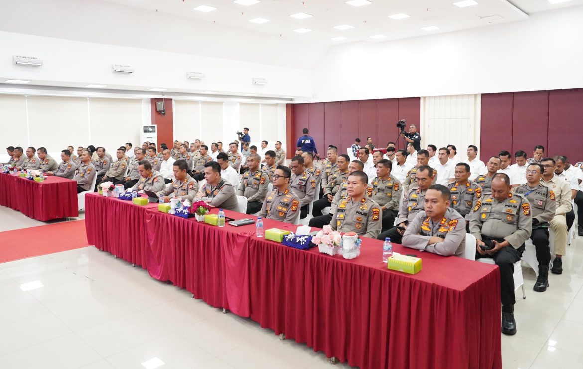 Wakapolres Rohil Bersama Beberapa PJU Polres  Rohil Mengikuti Pengkajian Penanggulan Karhutla di Wilayah Hukum Polda Riau