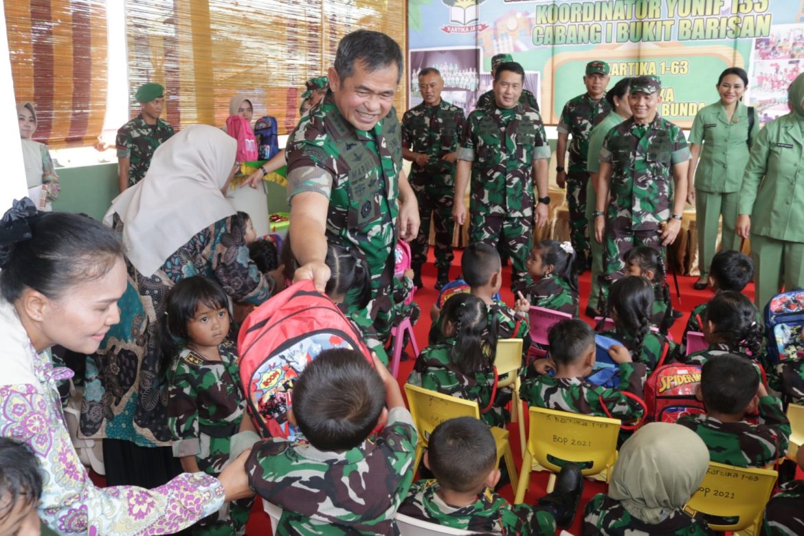 Pangdam I/BB Dampingi Kasad Kunjungan Kerja di Wilayah Korem 032/Wirabraja.