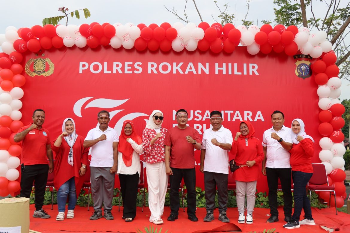 Polres Rohil Menggelar Sejumlah Kegiatan Perlombaan Dalam Rangka Memeriahkan HUT Ke 79 RI