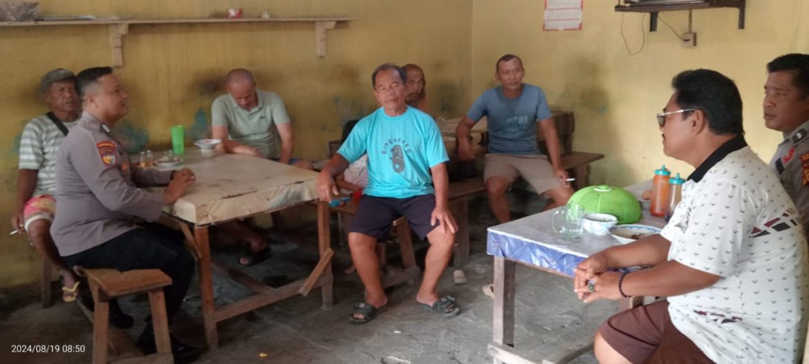 Giat Jumat Curhat Personil Polsek Ujung Batu, Masyarakat Keluhkan Soal Penyalahgunaan Narkoba