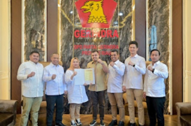 Calon Bupati dan Wabup Bengkalis Kasmarni – Dr. H. Bagus Santoso Diusung Partai Gerindra.