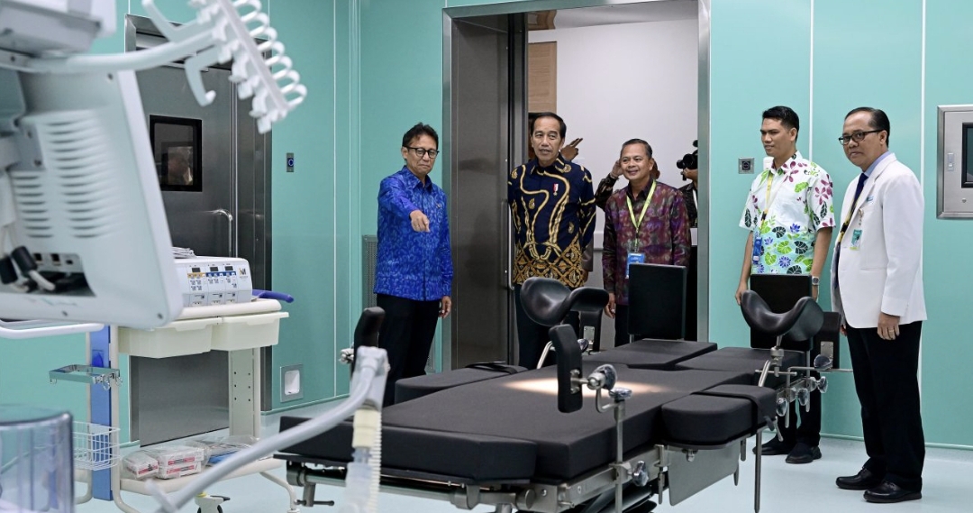 Presiden Jokowi Resmikan Gedung Pelayanan Kesehatan Ibu dan Anak di RS Ngoerah Denpasar