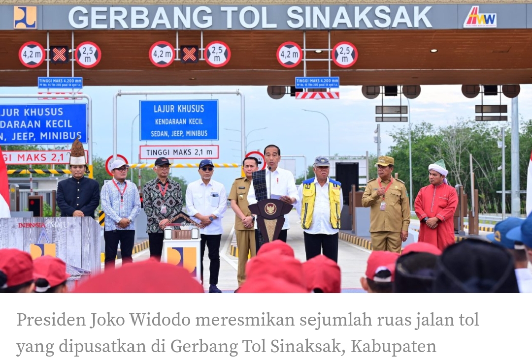 Presiden Jokowi Resmikan Sejumlah Ruas Jalan Tol di Sumatra Utara