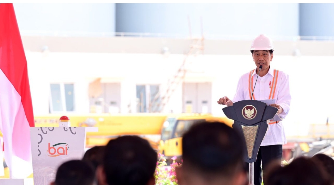 Resmikan Injeksi Bauksit Perdana SGAR, Presiden Jokowi: Jejak Dimulainya Industrialisasi di Indonesia
