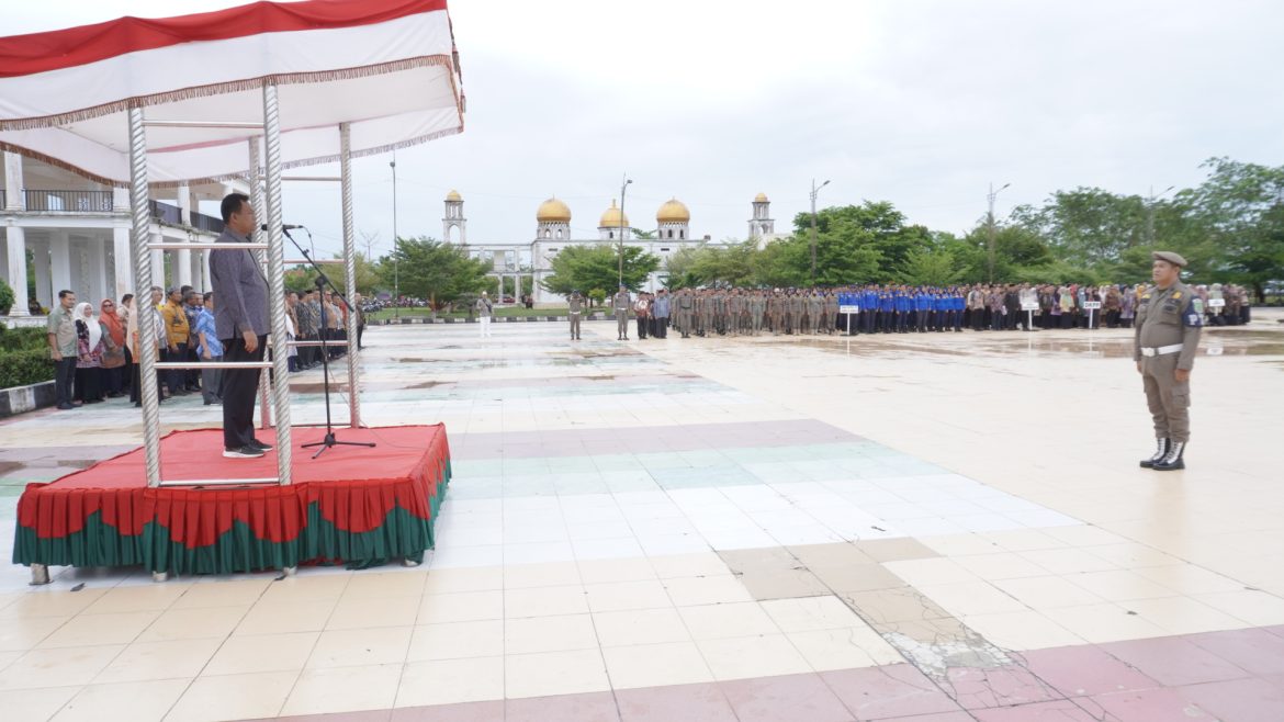Pimpin Apel Bersama, Plt.Bupati Rohil Sulaiman: Jaga Netralitas ASN PadaPilkada Serentak 2024