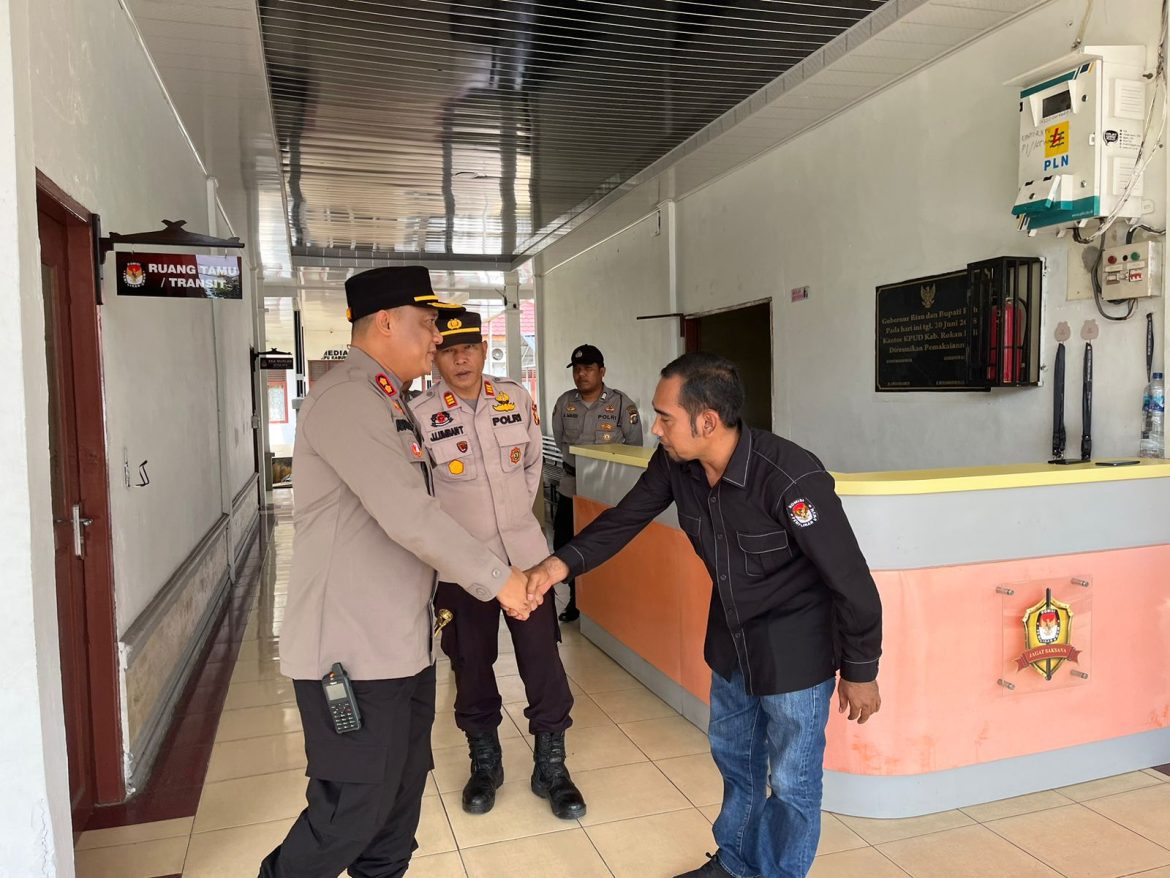 Terkait Perkembangan Pilkada, Kapolres Rohil Gelar Koordinasi dengan KPU dan Bawaslu