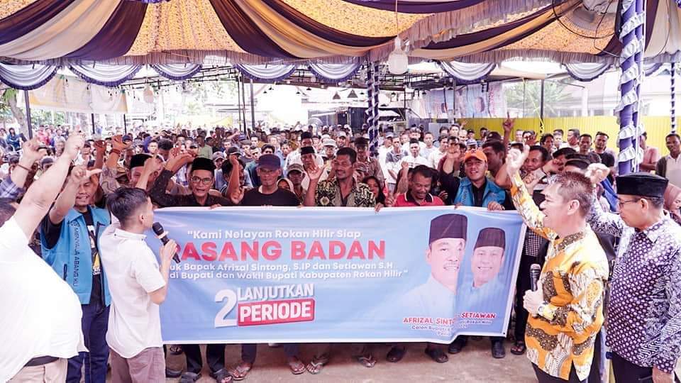 Ribuan Nelayan Deklarasi Dukung ASET, Teriakkan Siap Pasang Badan Menangkan Dua Periode