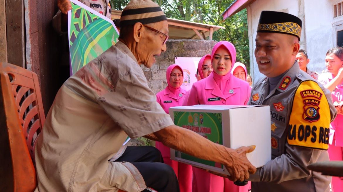 Kapolres Rohil Bersama Bhayangkari Gelar Cooling System Pilkada Damai di Wilayah Hukum Polres Rohil