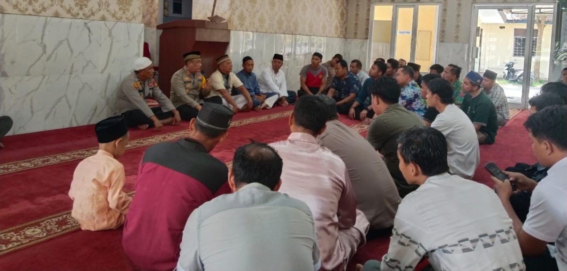 Dari Masjid Baiturrahman Menggala Jonson, Kapolres Rohil Serukan Pilkada Bermartabat
