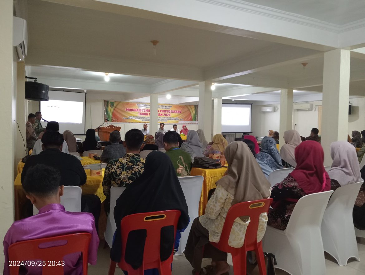 *Dukung Budaya Baca di Rohil, Plt Bupati Sulaiman Sosialisasikan Pembinaan Perpustakaan*
