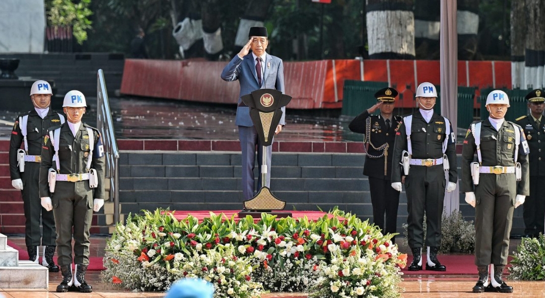 Presiden Jokowi Pimpin Upacara Hari Kesaktian Pancasila di Lubang Buaya