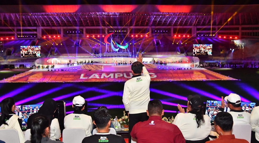 Presiden Jokowi Resmikan Pembukaan Peparnas XVII Tahun 2024
