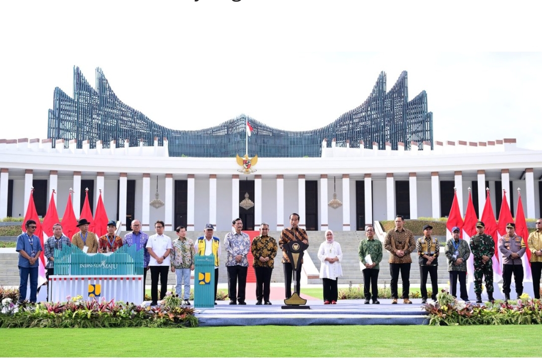 Resmikan Istana Negara di Ibu Kota Nusantara, Presiden Jokowi: Kualitas Bagus